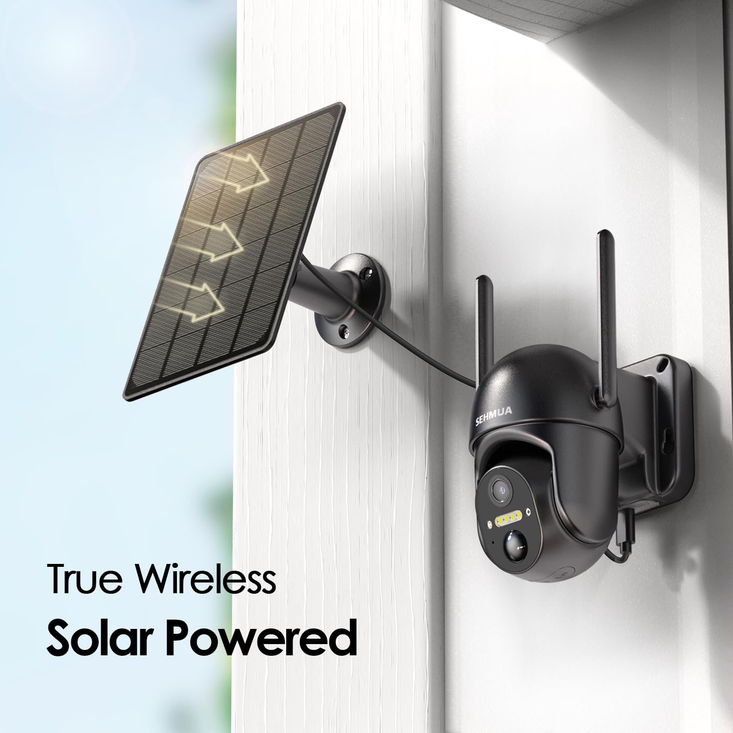 Solar camera as a supported communication terminal